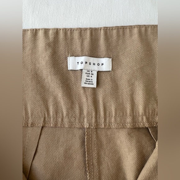 Topshop High Waisted Pants with Tie - Picture 3 of 5